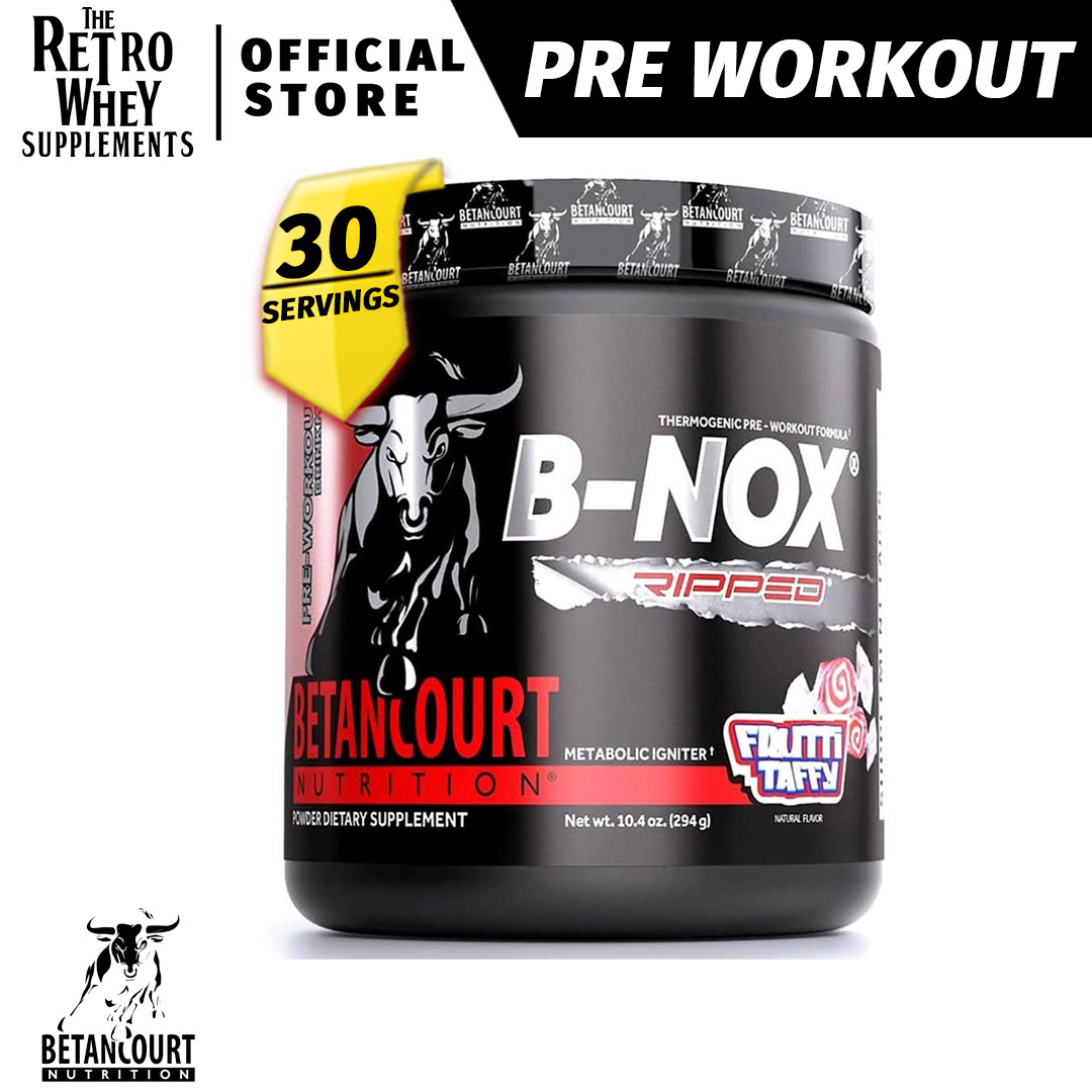 Betancourt Nutrition BNOX Ripped PreWorkout Formula KetoFriendly