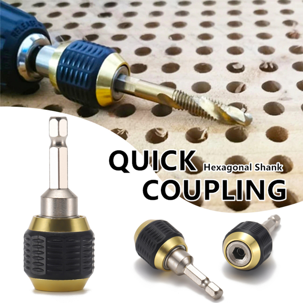Jomoo [Bán Chạy] Đầu Kẹp Mũi Khoan Khớp Nối Nhanh Chuôi Lục Giác 50 MM Đầu Chuyển Đổi Điều Khiển Tác Động Đầu Kẹp Mũi Khoan Chuôi Lục Giác 1/4 Thay Đổi Nhanh