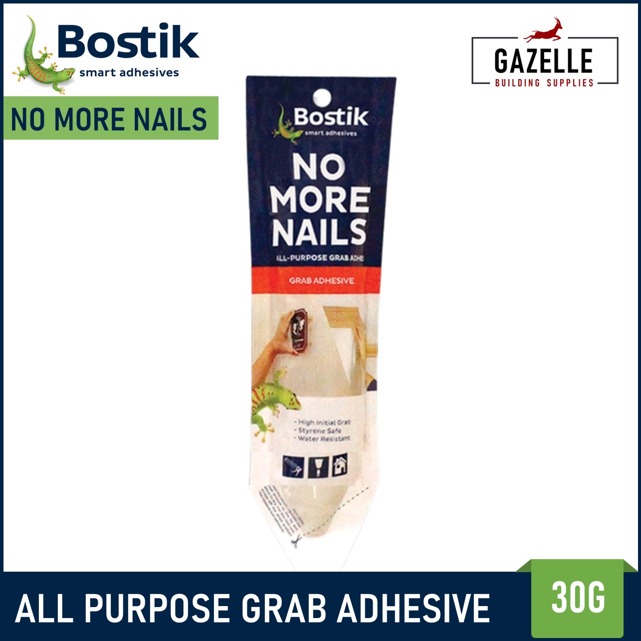 Bostik No More Nails General Purpose Construction Adhesive 30ml