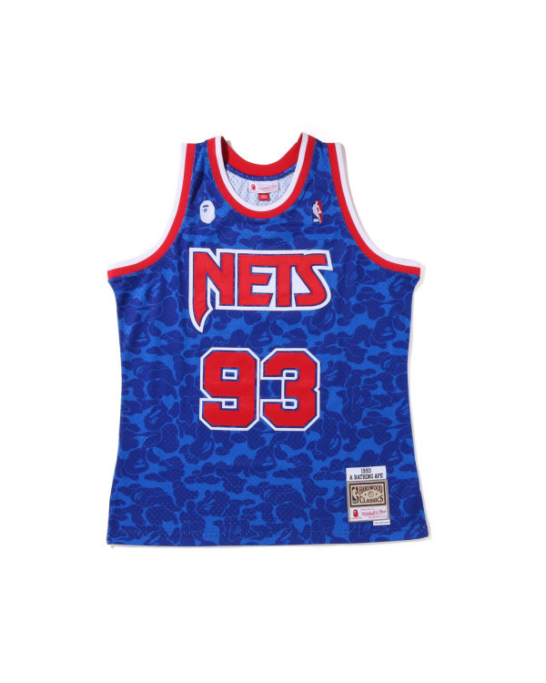 Bape x Mitchell & Ness Mets Jersey Black