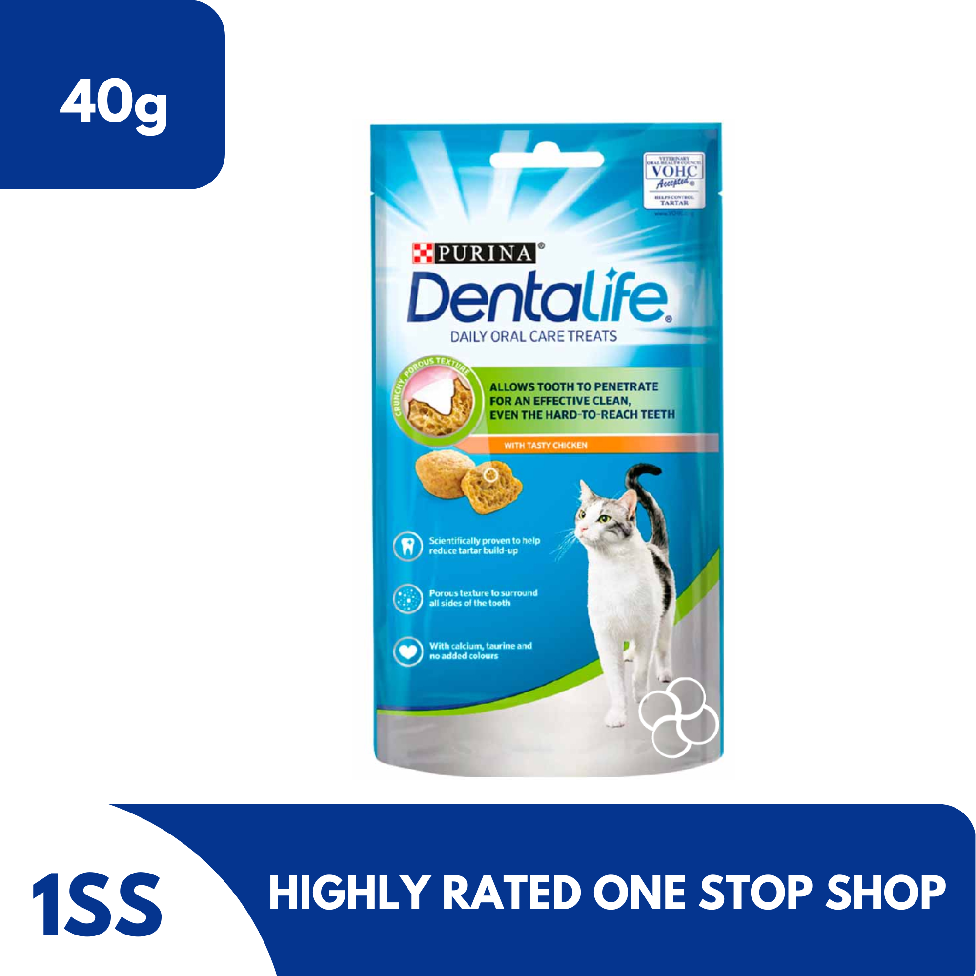 Purina Dentalife Chicken Cat Dental Treats , 40g Lazada PH