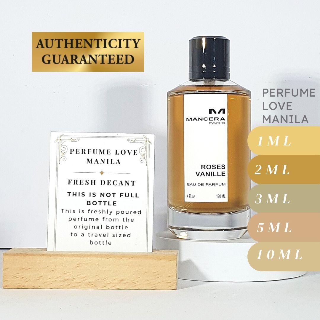 PERFUME DECANT Mancer a Roses Vanille (Gentle Fluidity Gold MFK Dupe)