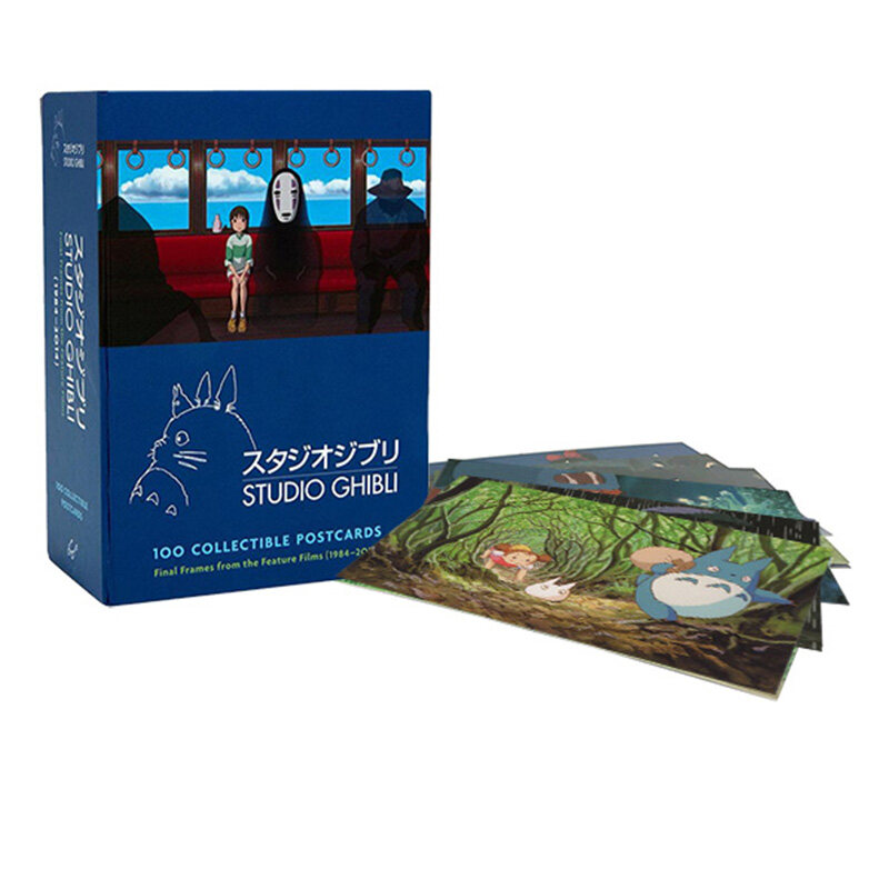 Original English Studio Ghibli 100 Collectible postcards