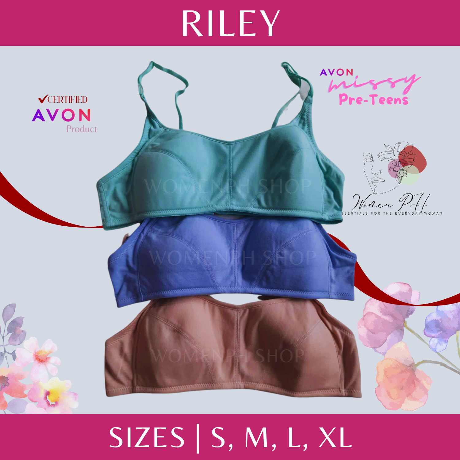 Avon - Product Detail : Riley 3pc Beginners Bra Set