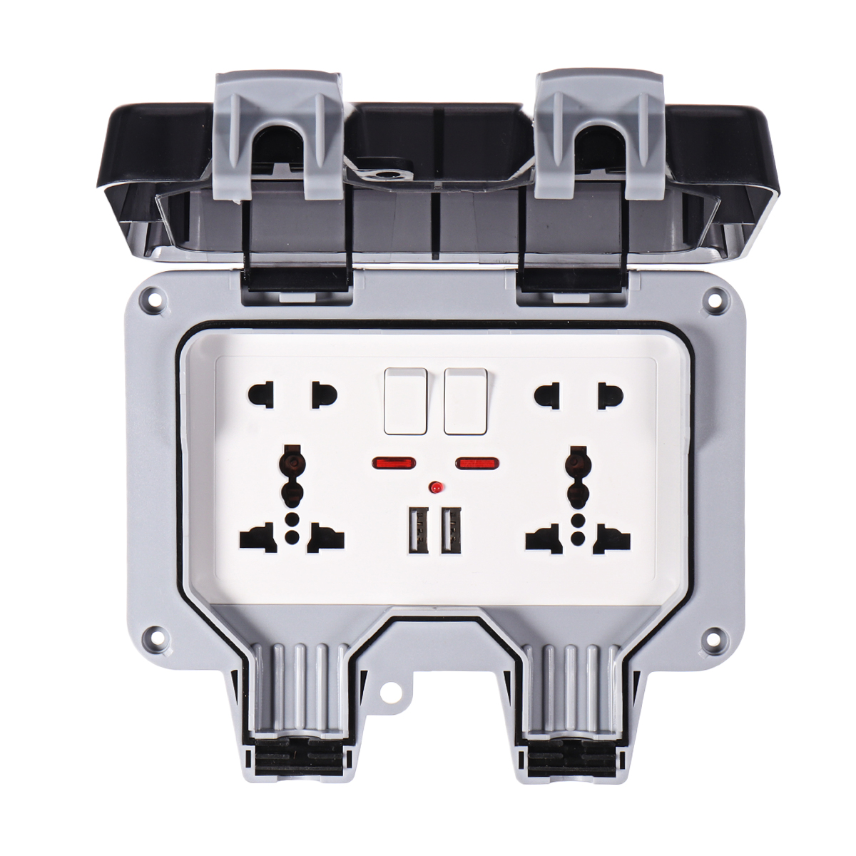 【Lowest price】IP66 Weatherproof Waterproof Outdoor BOX Wall Socket 13A