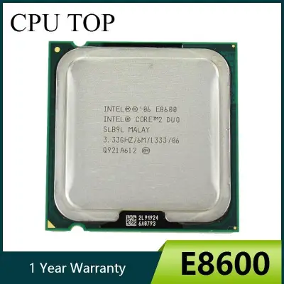 Intel Core 2 Duo E8600 Processor 3.33Ghz 6M 1333MHz Socket 775 CPU