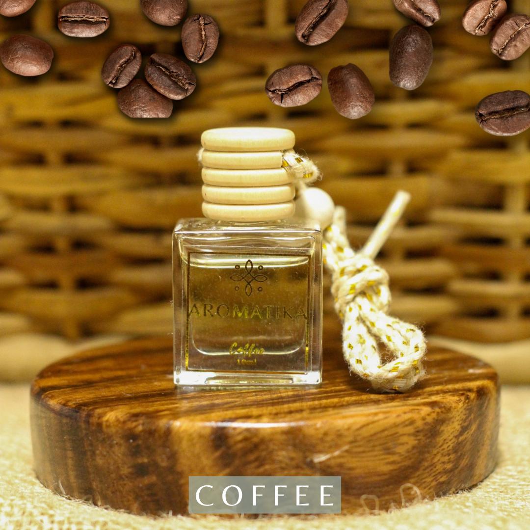 AROMATIKACoffee Scent Premium Scents Hanging Diffuser Car & Home Air Freshener Fragrance Oil