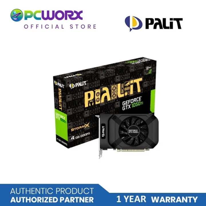 Palit Geforce Gtx1050 Ti Stormx Videocard 4gb 128bit Pcie Ddr5 Lazada Ph