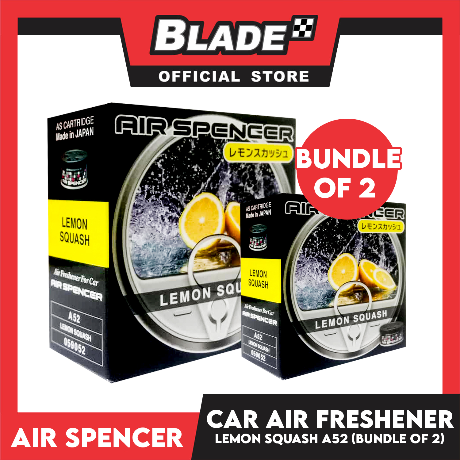 Air Spencer Car Air Freshener with Holder (Marine Squash) car freshener  long lasting car perfume
