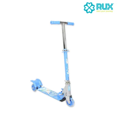 RUX Foldable 3 Wheel Kick Scooter for Kids (Children, Kiddie, Boys) | Scooter for Kids | Toys for Kids | Toys for Boys