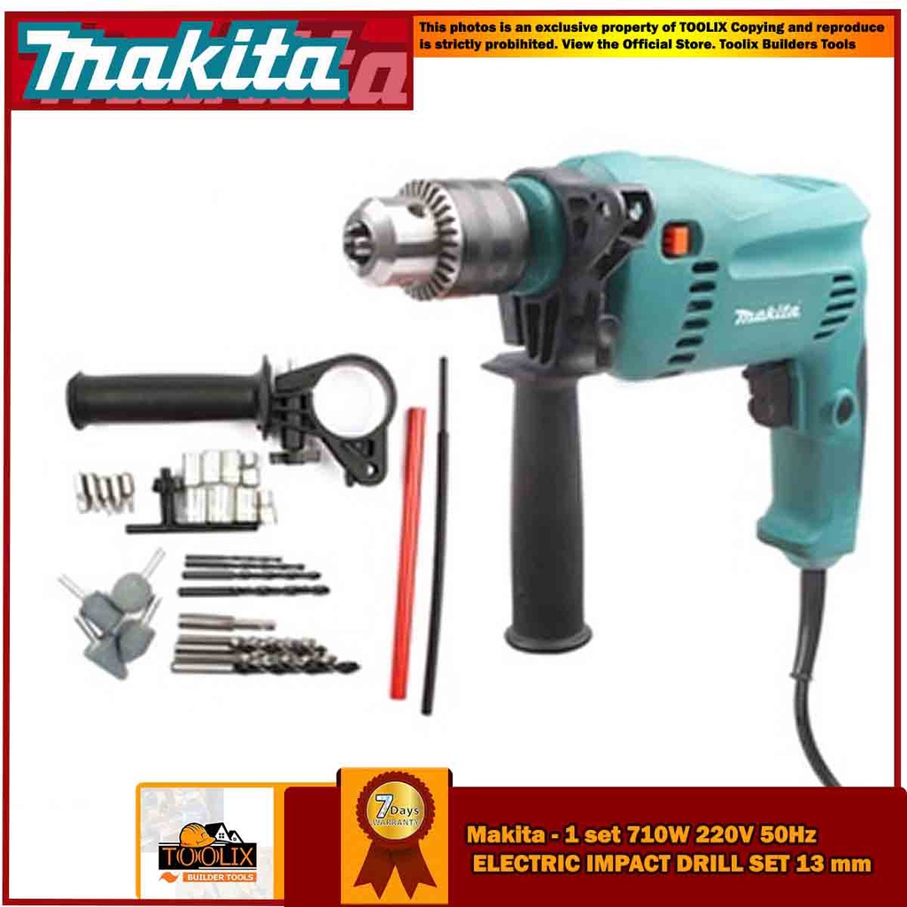 Makita Electric Drill Makit a Power Tools Set Impact Drill Set Barena ...