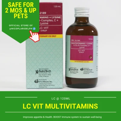 LC Vit Multivitamins for pets (120ml)
