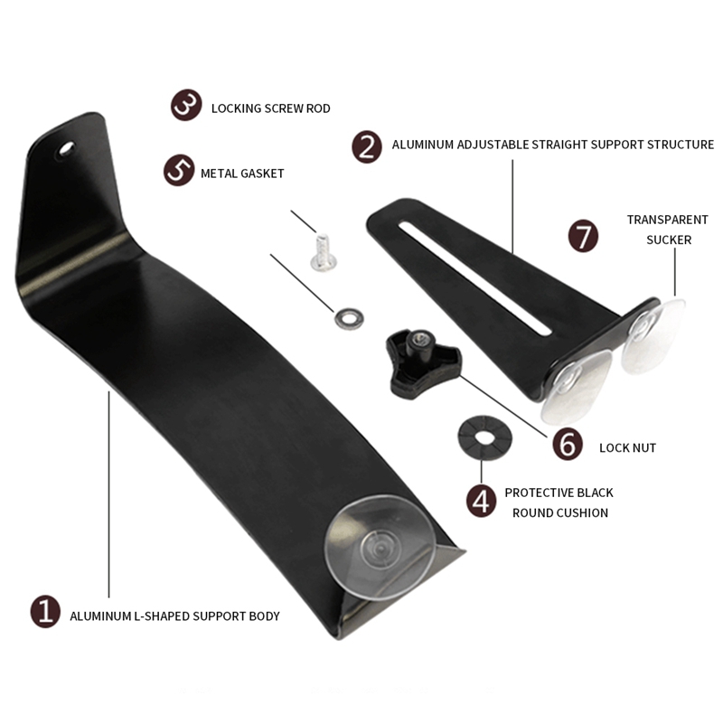 Aluminum Classical Guitar Support Suction Steamline Guitar Support Frame Guitar Support