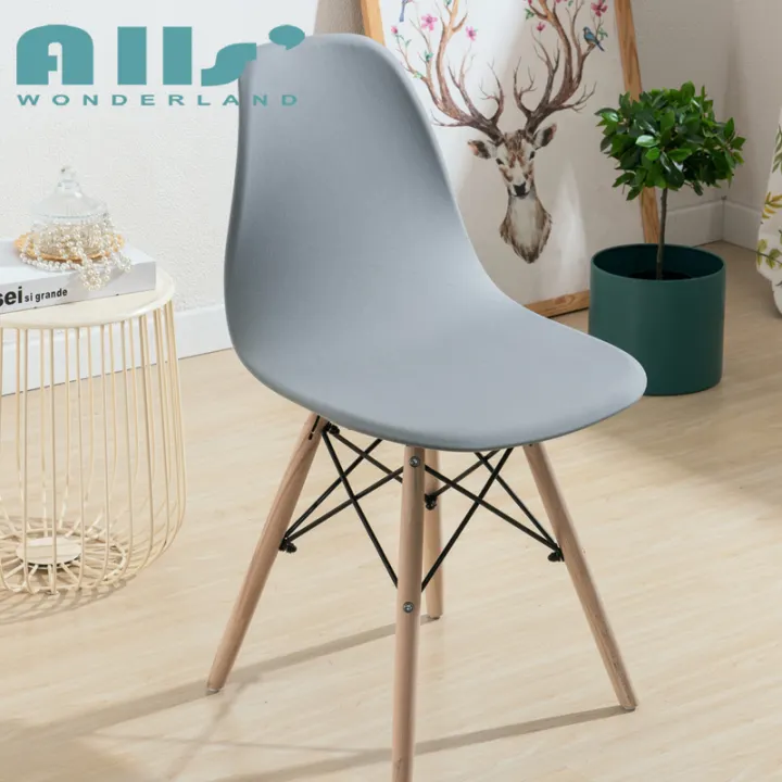 1pcs Chair Seat Cover For Eames, Dining Room Slipcovers Armless Chairs