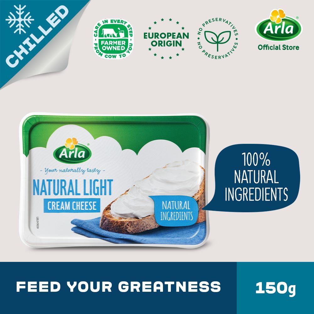 Arla Natural Light Cream Cheese Plain 150g Lazada PH