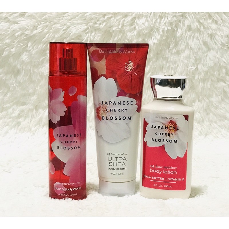 Bath and Body Works Japanese Cherry Blossom Mist / Lotion / Cream