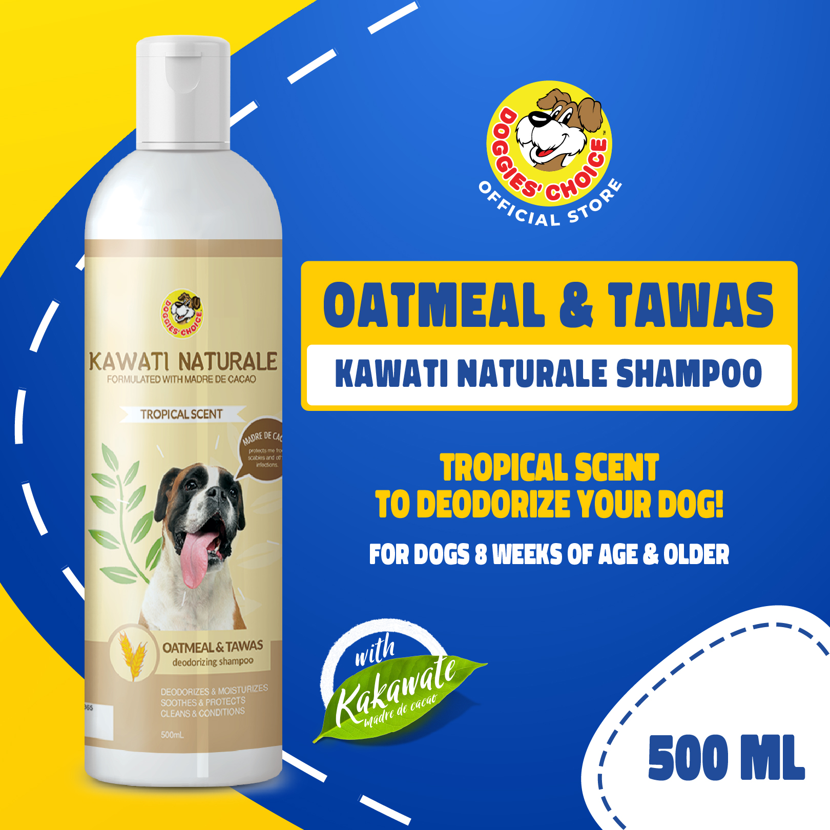 Doggies’ Choice Kawati Naturale Oatmeal Tawas Shampoo