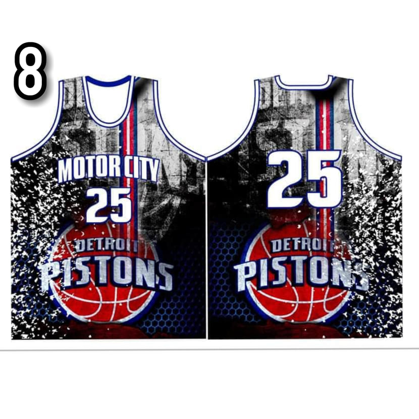 NBA DETROIT PISTON CONCEPT SUBLIMATED JERSEY Lazada PH