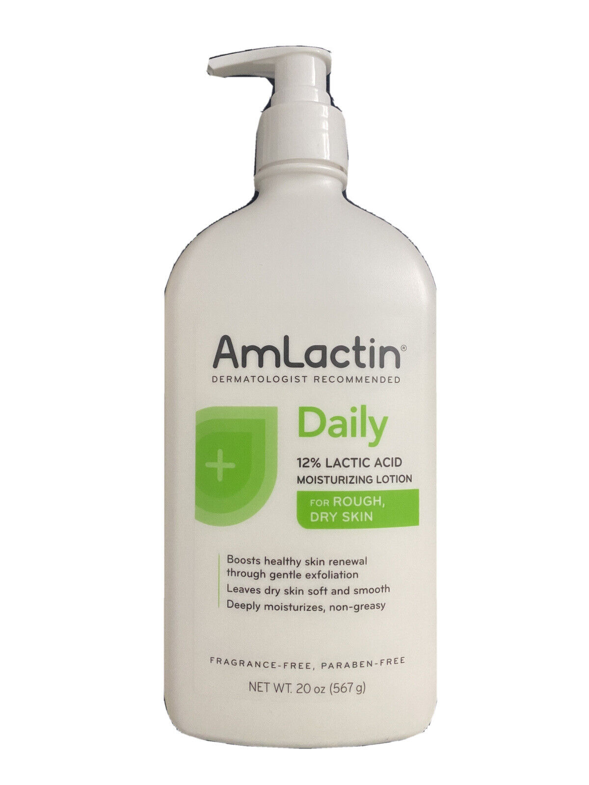 Amlactin, Daily, 12 Lactic Acid Moisturizing Lotion, Fragrance Free