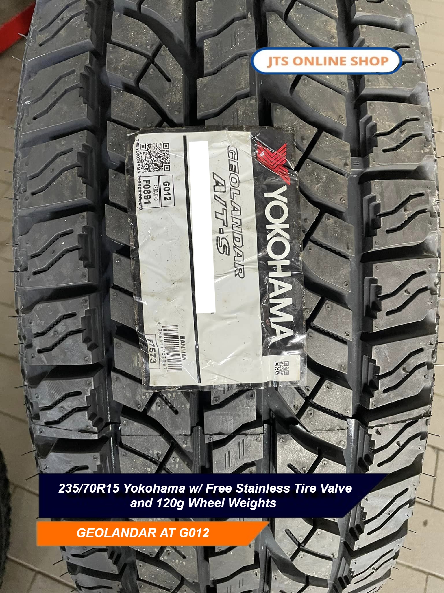1pc YOKOHAMA 235/70R15 G012 GEOLANDAR A/T Car Tires | Lazada PH