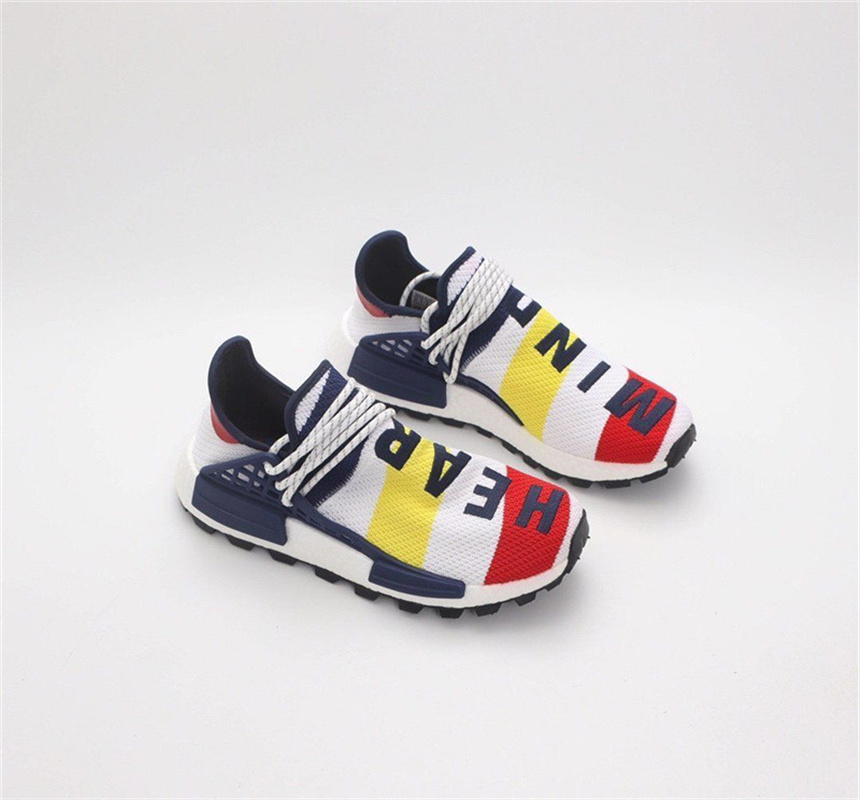 bañera sobras Cuarto Original Adidas Human Race runing shoes for men BOOST casual sneakers  rainbow color on sale | Lazada PH
