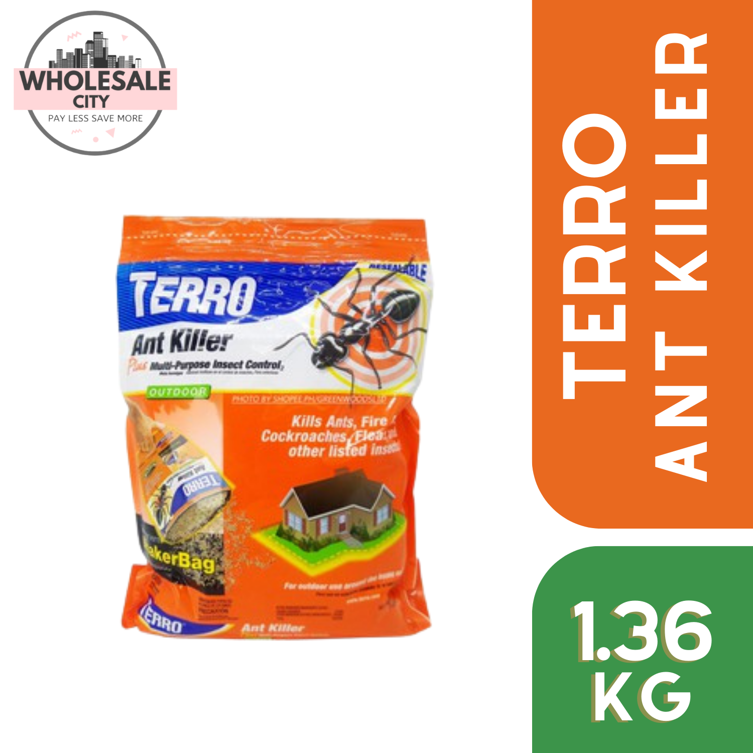 TERRO® Ant Killer Plus OUTDOOR 3 lbs. 1.36kg Lazada PH