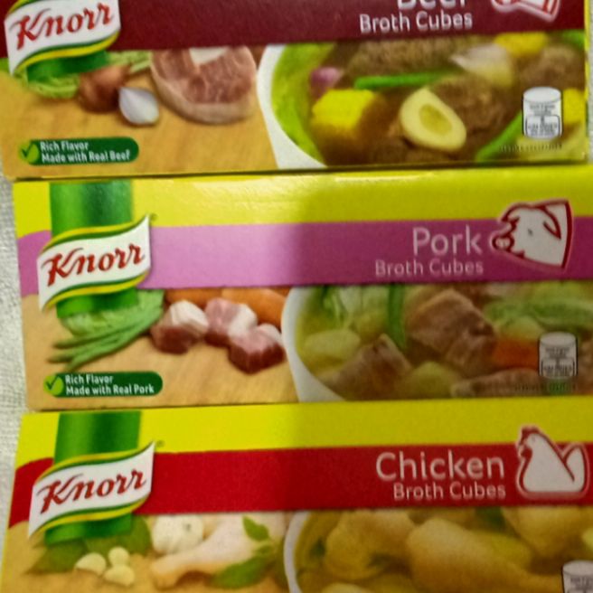 Knorr Broth Cubes.(360g x 36 cubes ) ( 120g x 12 cubes in every pack