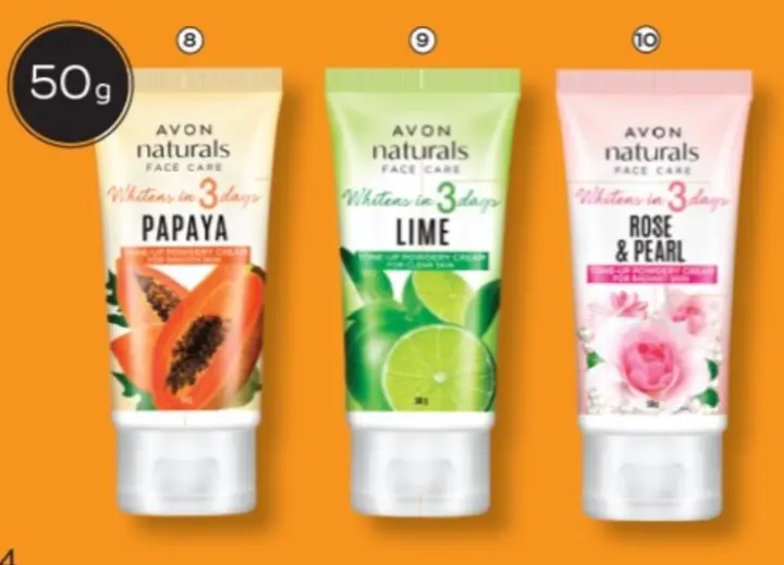 avon naturals face cream
