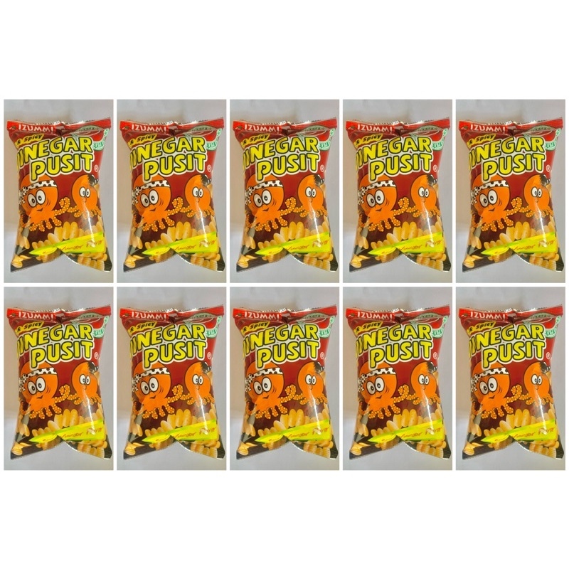 Big Vinegar Pusit (33 grams) 100 PESOS ONLY FOR 10 PIECES (ORIGINAL SPICY FLAVOR) Lazada PH