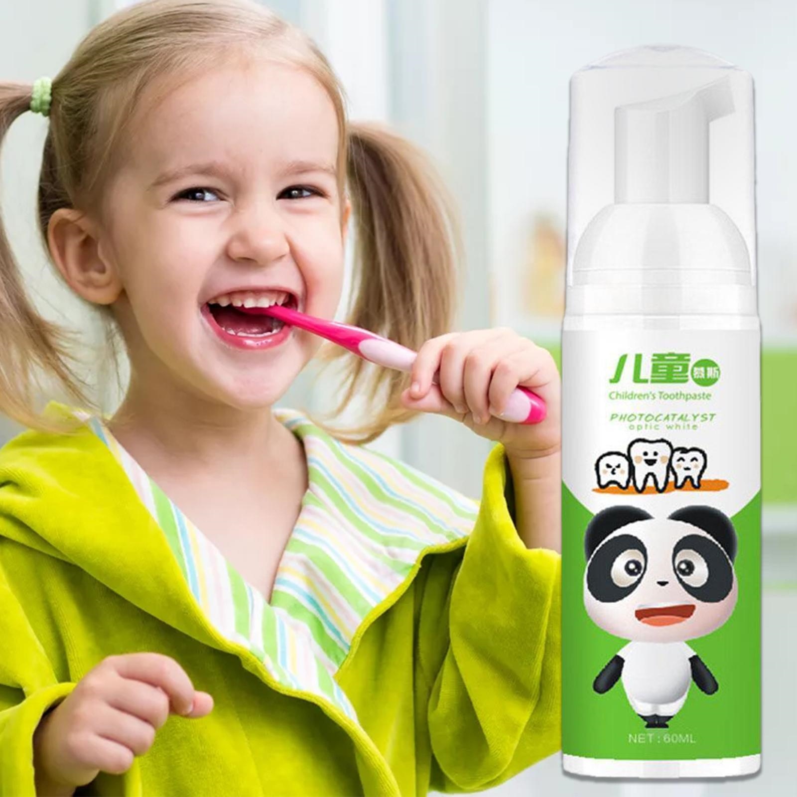 12.12 Kid 39;s Foam Toothpaste No Fluorine Fruit Flavor Teeth Cleansing