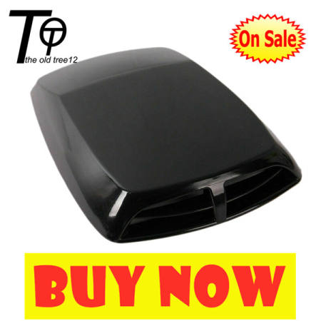 Universal Car Truck Hood Air Flow Intake Hood Scoop Vent Hood Cover Car Decorative