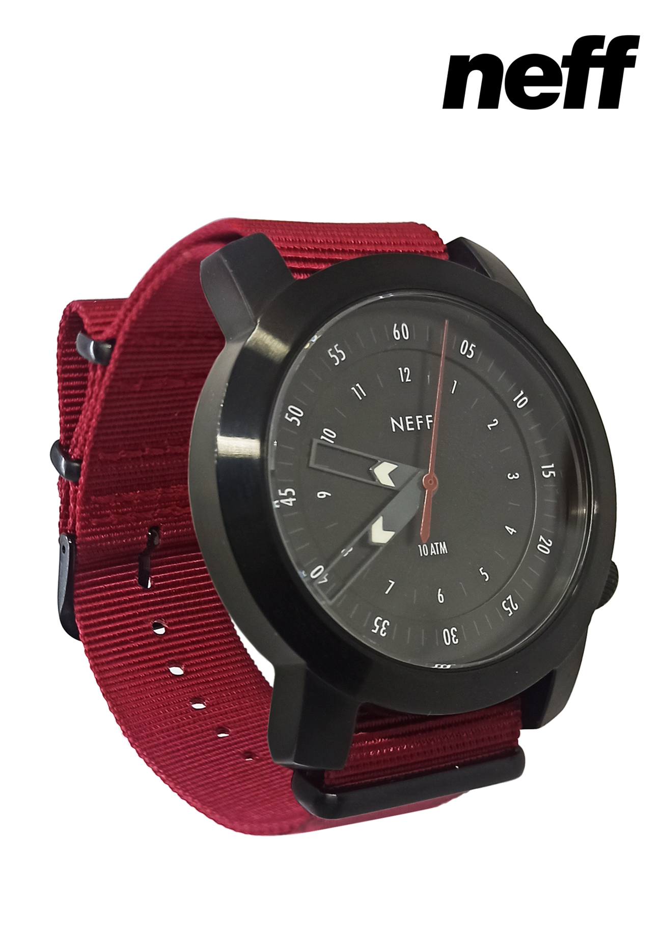 Neff 0235 Tactical Watch Blk Maroon Lazada PH