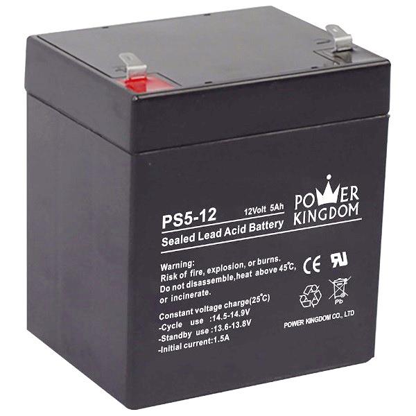 卐₪ 12V 5Ah 20hr Battery 12 Volts 5 Ampere UPS Speaker Power King Batteries replaces 12V 4Ah 4A