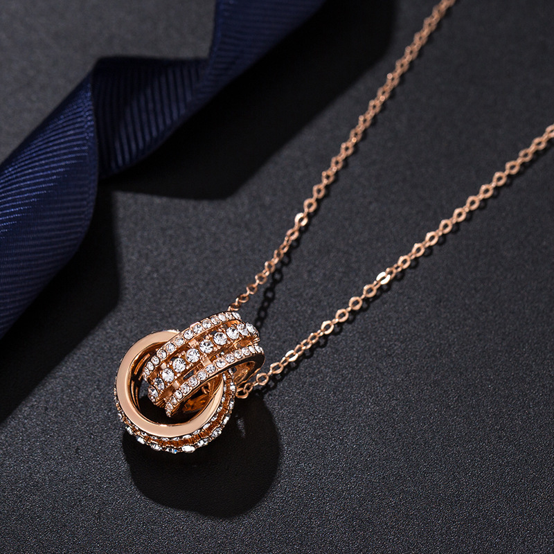 Swarovski Jewelry Necklace Women Swarovski Twisted Smart Weaving