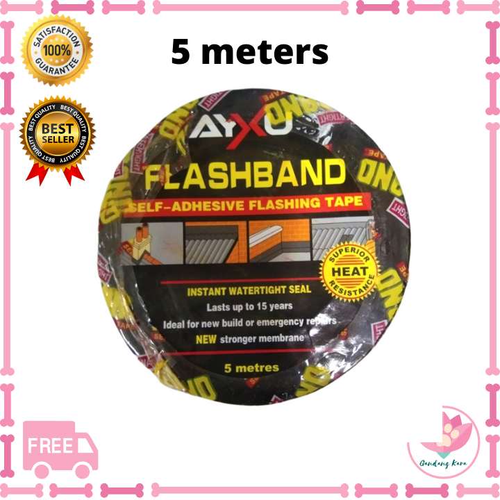 GANDANG KARA Flashband (Axyu) 5m Adhesive Tape Flashband Self
