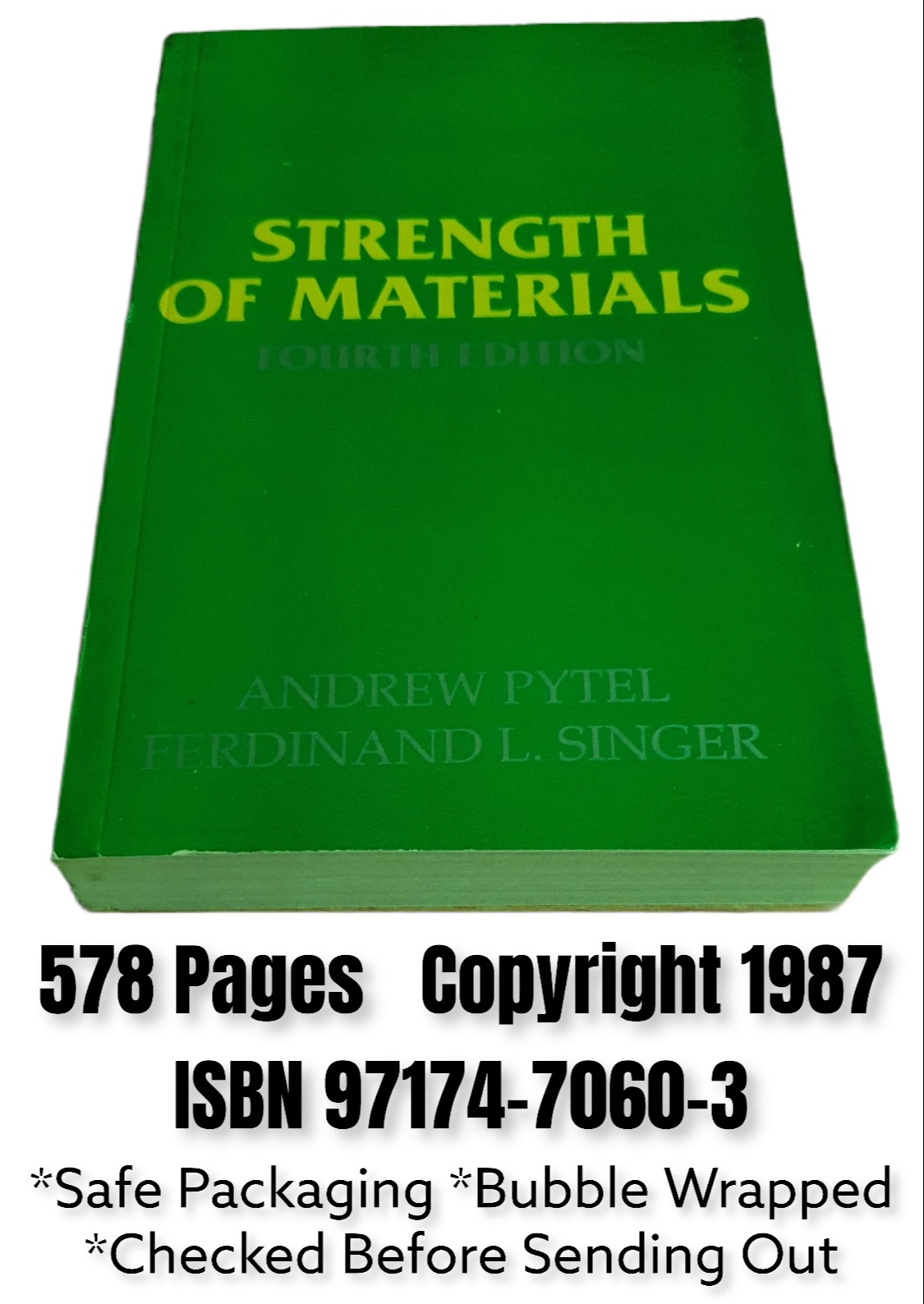 Strength Of Materials Fourth Edition By Andrew Pytel And Ferdinand L ...