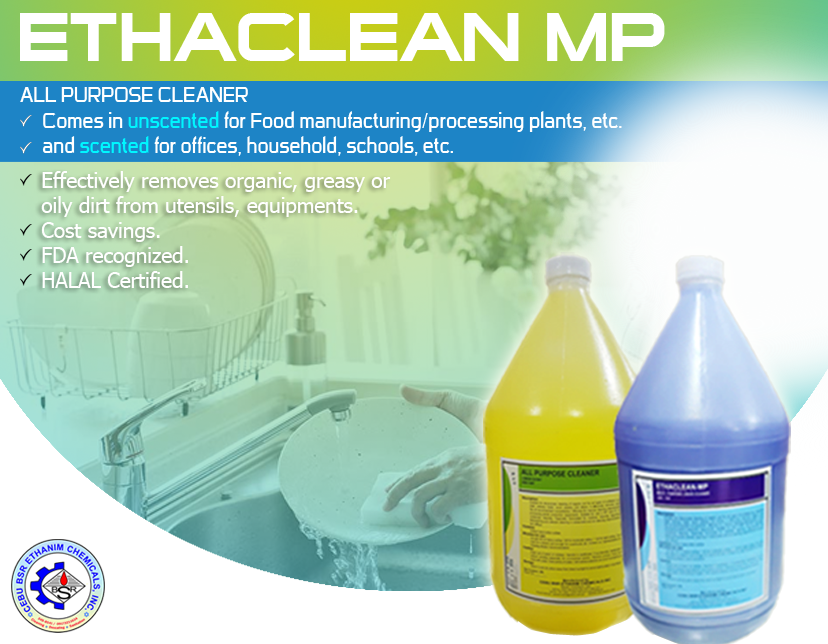 ETHACLEAN MP ALL PURPOSE LIQUID CLEANER (DISHWASHING LIQUID