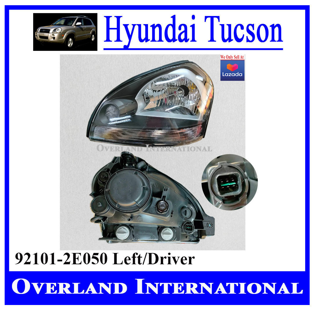 HEADLAMP HEADLIGHT HEAD LAMP HEAD LIGHT ASSEMBLY (Sold By Piece) Hyundai Tucson Left 921012E050