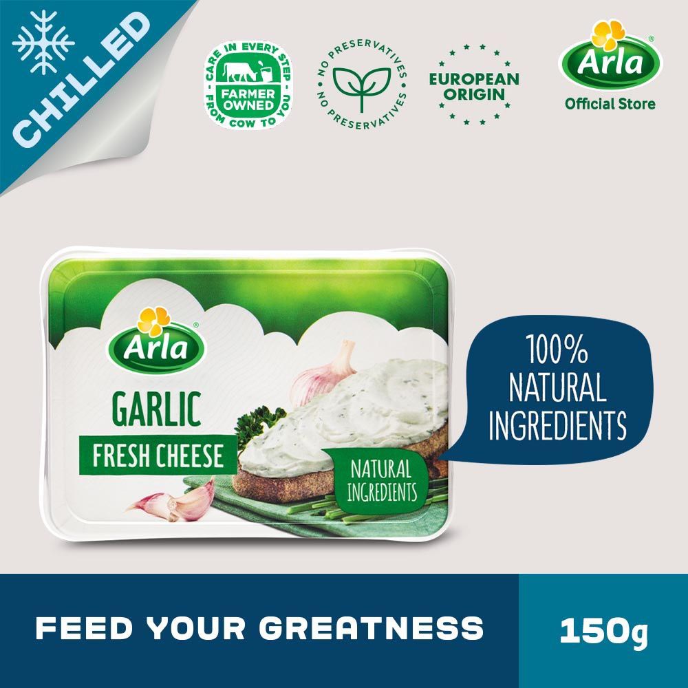 Arla Garlic Cream Cheese 150g Lazada PH