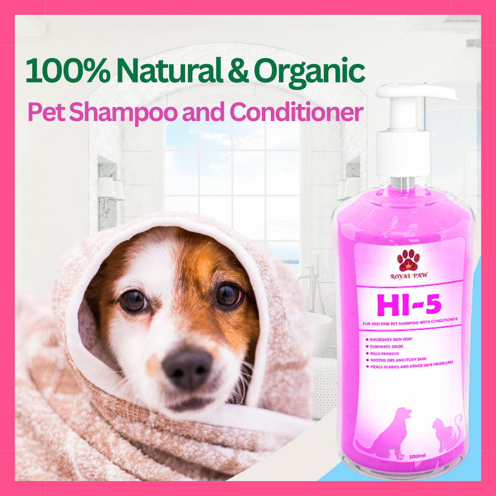 [ ROYAL PAW ] HI5 FUR AND PAW PET SHAMPOO WITH CONDITIONER
