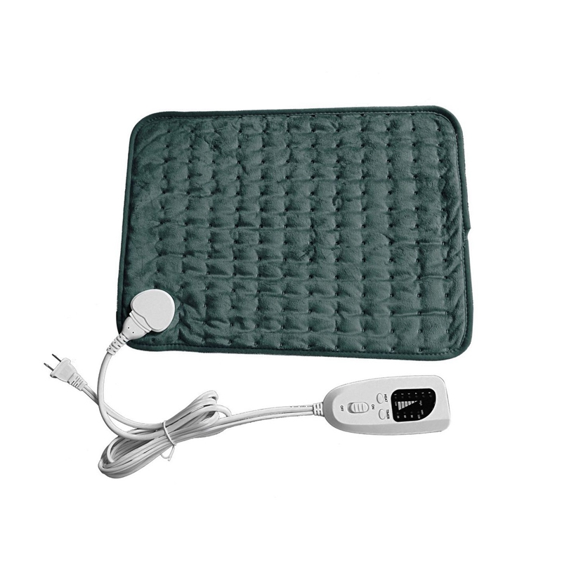 Electric Heating Pad 6Level Fast Moist/Dry Neck Shoulder Back Pain
