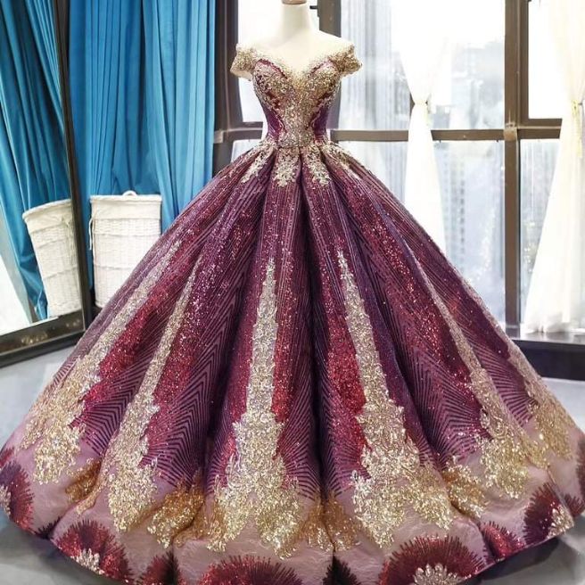 pink gown for debut