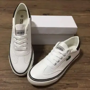 lacoste leather shoes