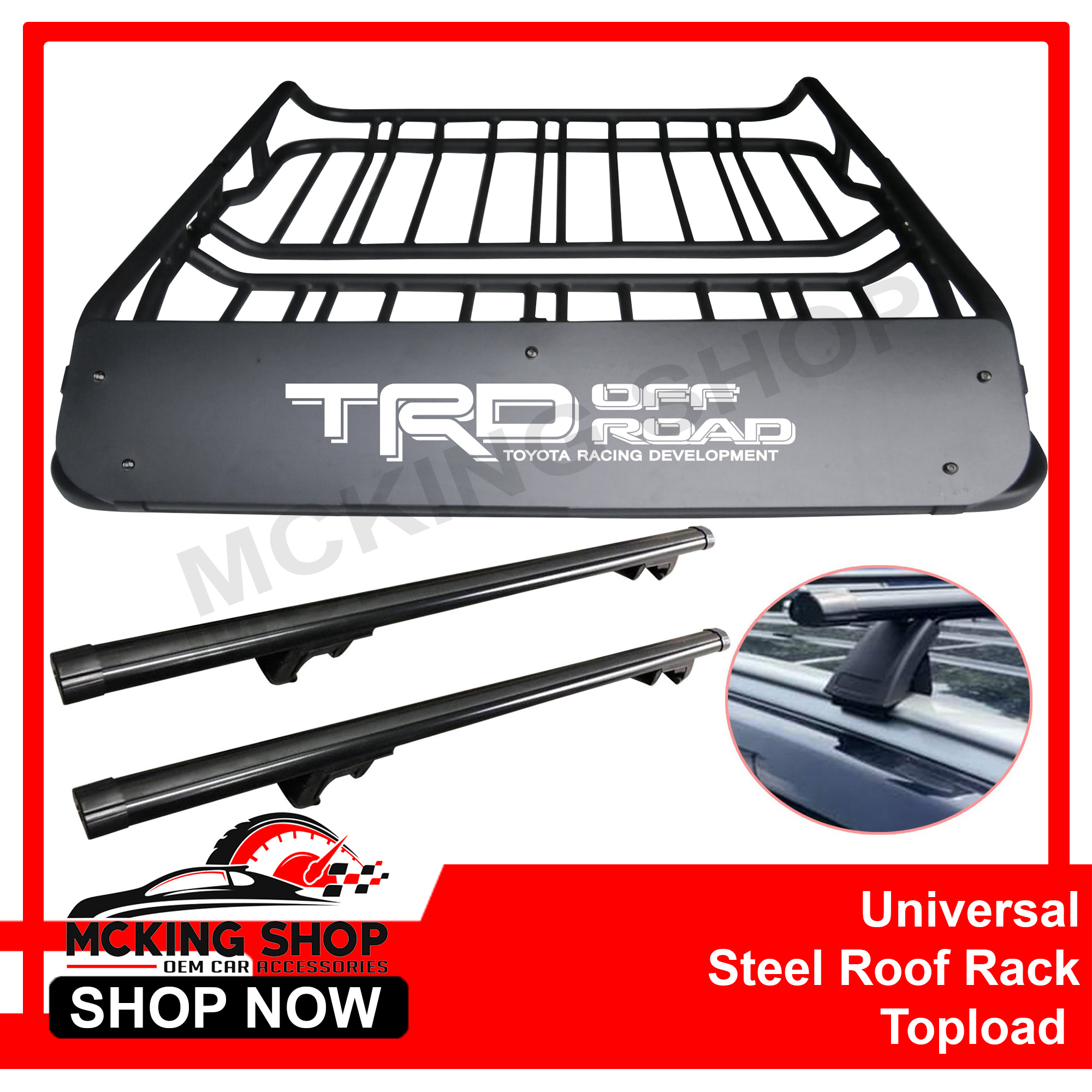 Toyota Fortuner 20162021 Steel Roof Rack Carrier Basket Topload 38x38