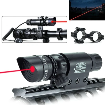 【Ship from Philippines/COD】100% Original Tactical Red /Green Laser Dot Red Dot Green Dot Scope Light Sight Mount Scope Barrel Remote Pressure Switch Laser Level Outdoor Infrared Calibrator with Free Rechargeable Battery