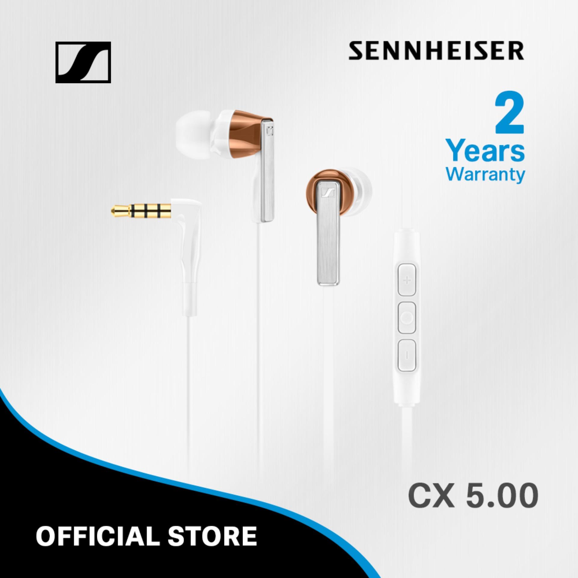 Sennheiser CX 5.00 In-Ear Earphones with Integrated Mic and Remote