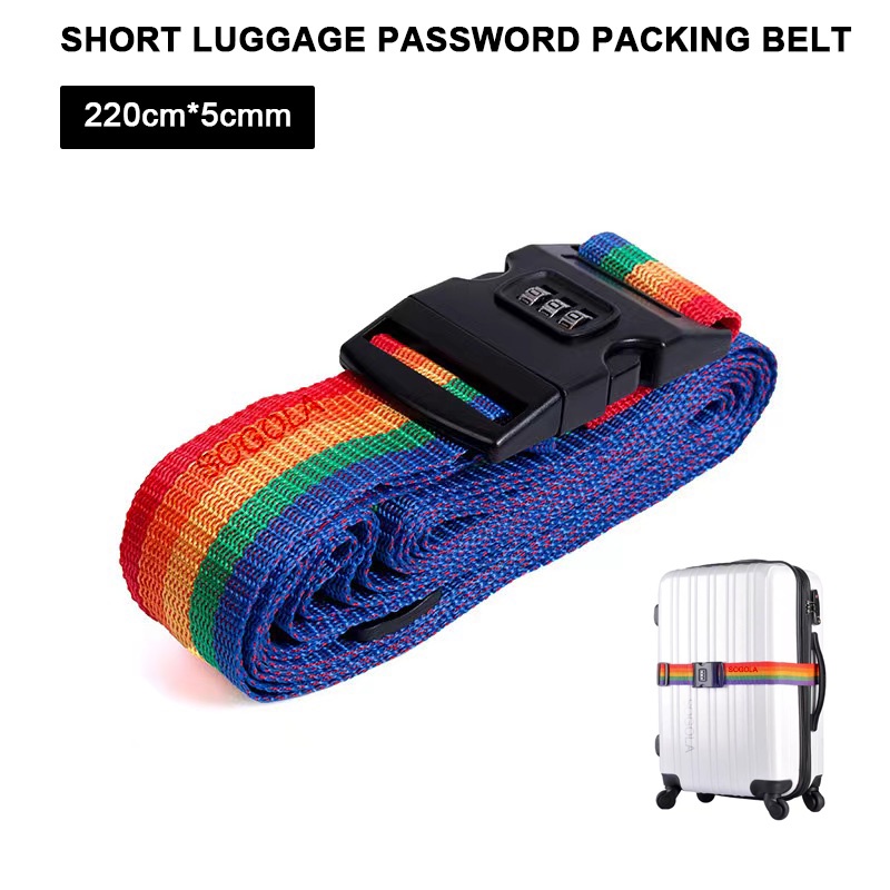 Digital password lock Ready stock Luggage Straps Suitcase Belt Baggage ...