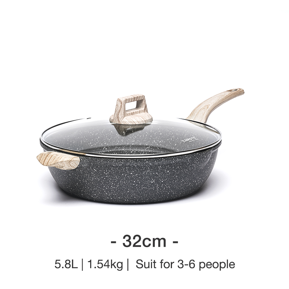 Carote Nonstick Grainstone Coating Frying Pan without lid-20cm/24cm/28cm -  Household Items - Brisbane, Queensland, Australia, Facebook Marketplace