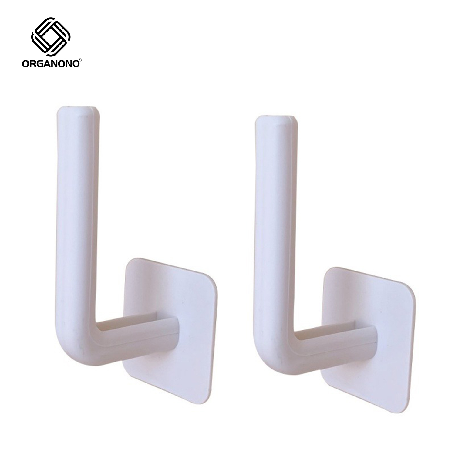 Organono L Shape Hanging Wall Hook Multipurpose Seamless Stickers