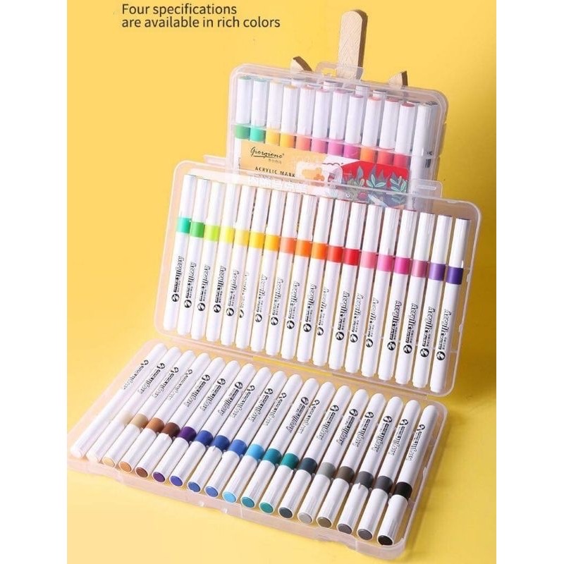 Giorgione Acrylic Marker [12/24/36/48 pc] [Round Handle]